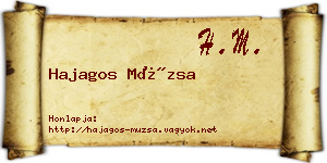 Hajagos Múzsa névjegykártya
